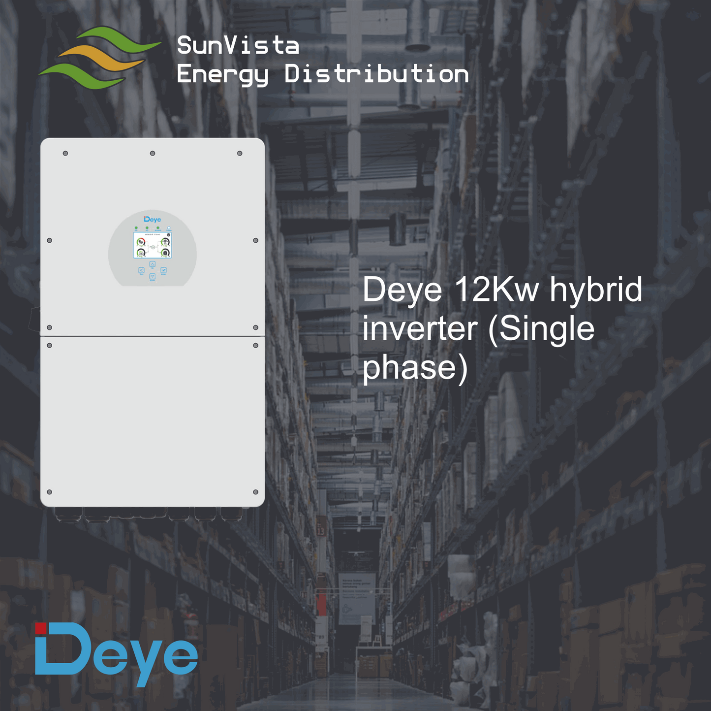 Deye 12Kw Single Phase Hybrid Inverter