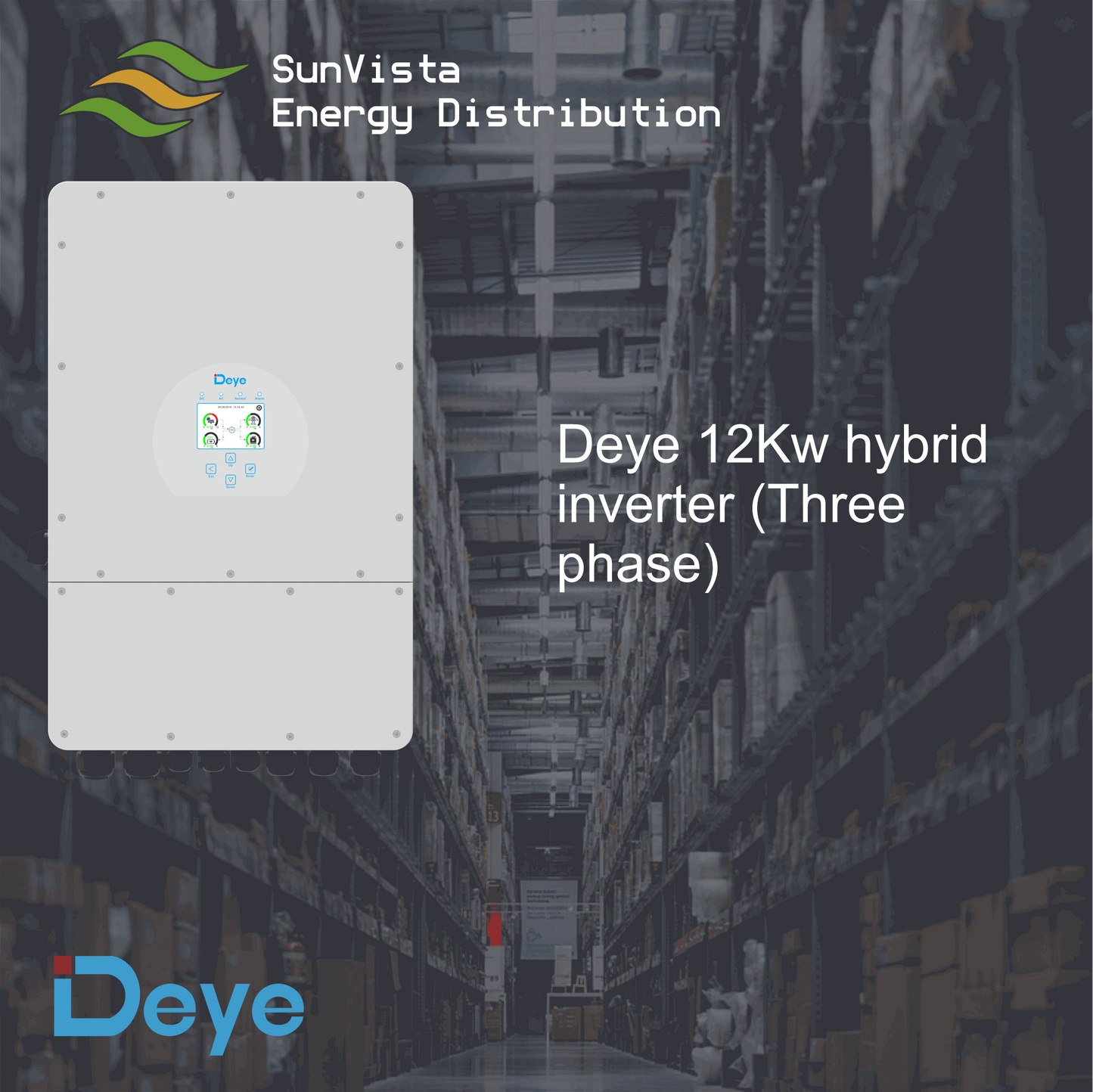 Deye 12Kw Three Phase Hybrid Inverter