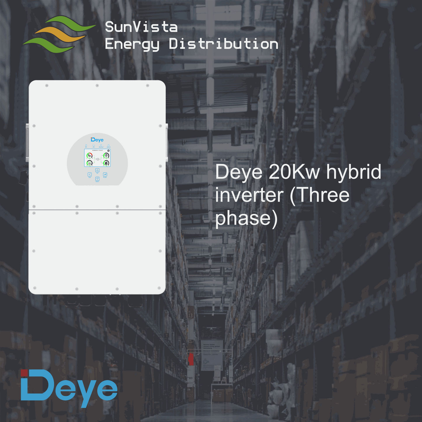 Deye 20Kw Three Phase Hybrid Inverter