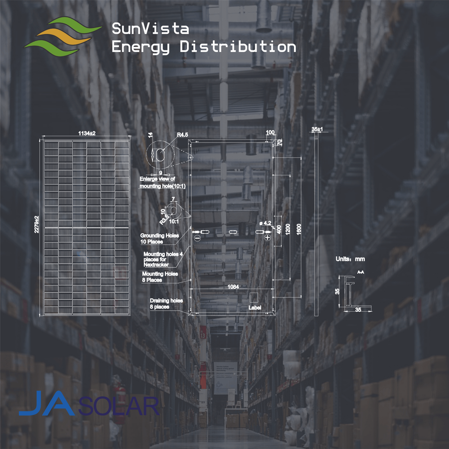 JA Solar 550W Solar Panel
