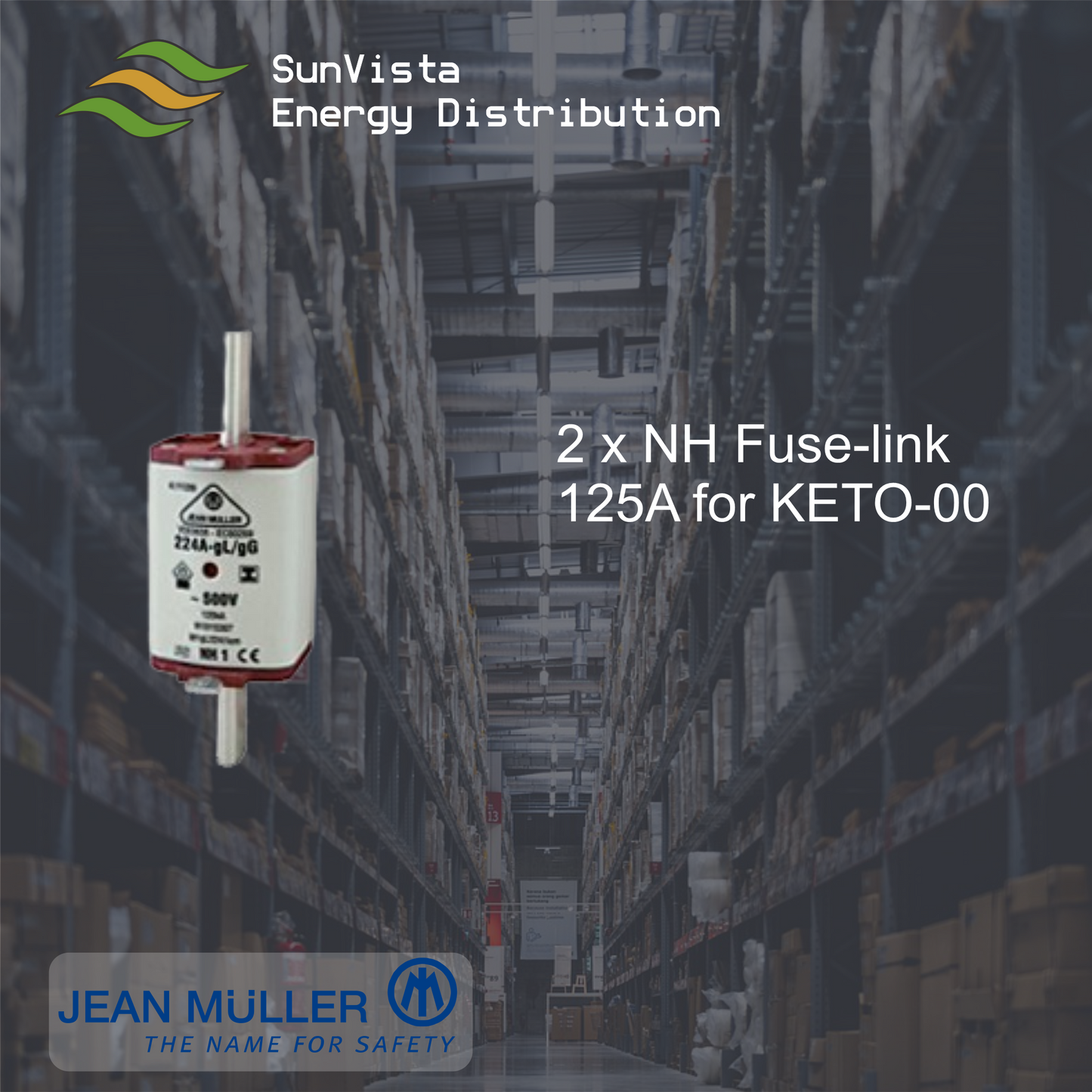 KETO Battery Disconnector with 125A Fuses