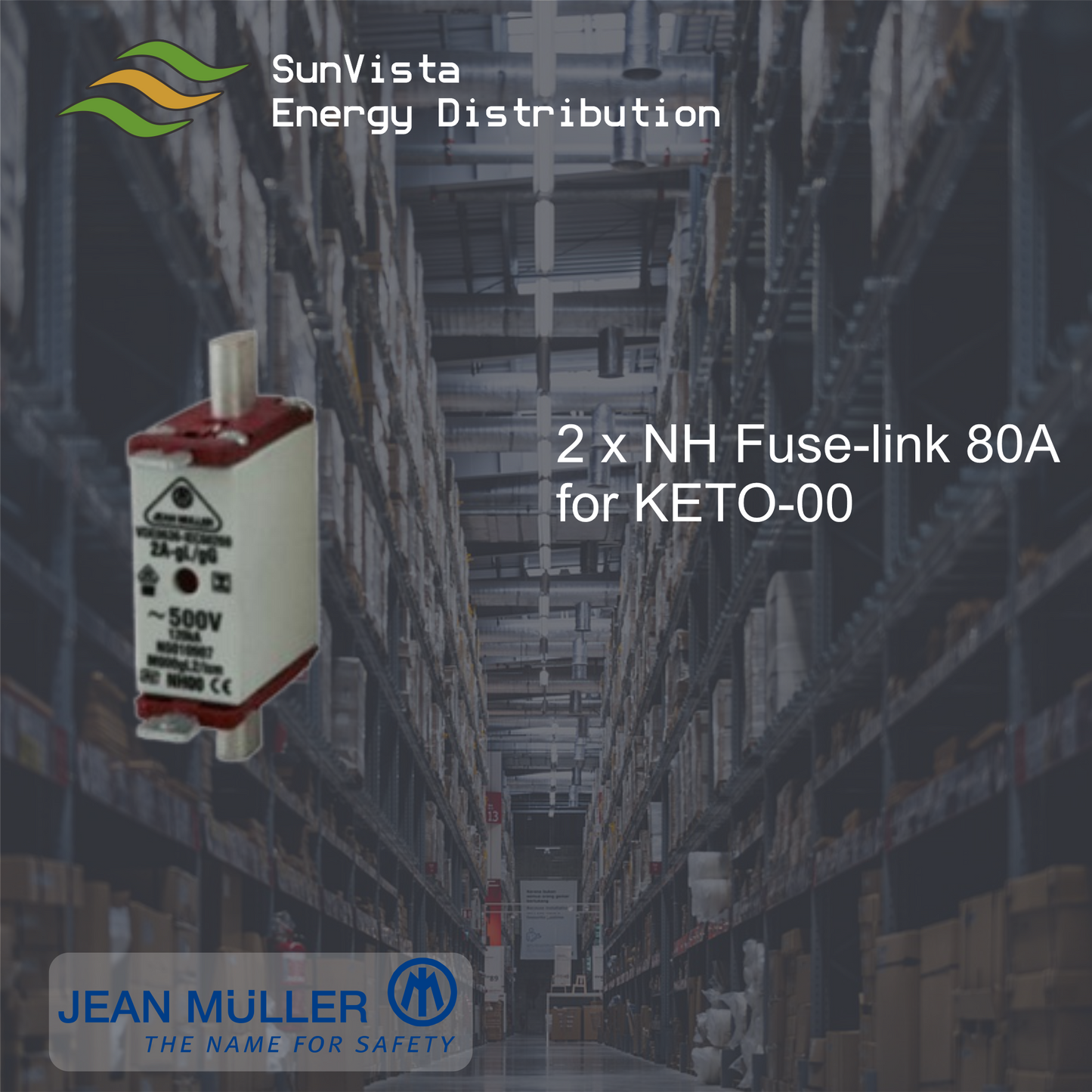 KETO Battery Disconnector with 80A Fuses