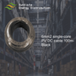 6mm2 single-core PV DC cable 100m - Black