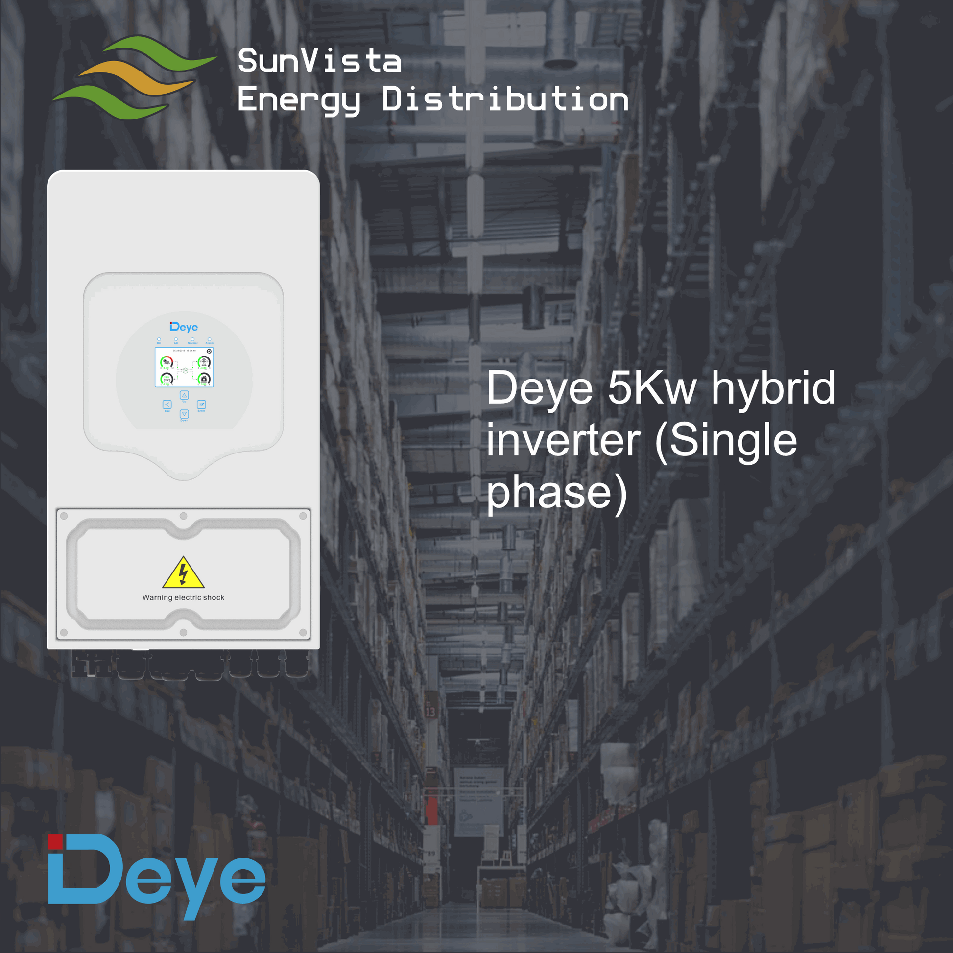 Deye 5KW Single Phase Hybrid Inverter