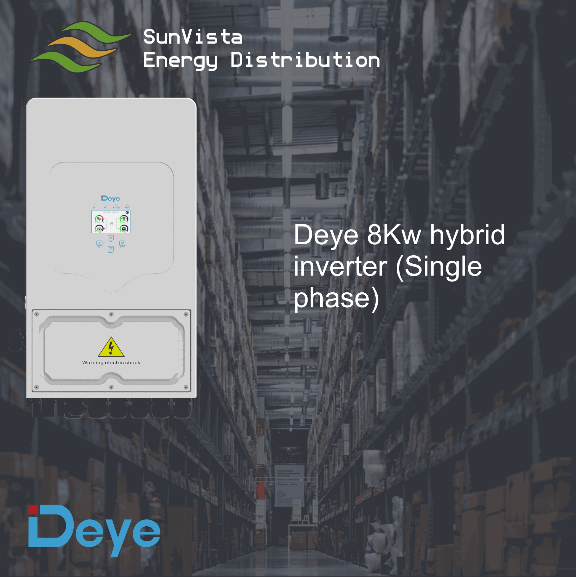 Deye 8Kw Single Phase Hybrid Inverter