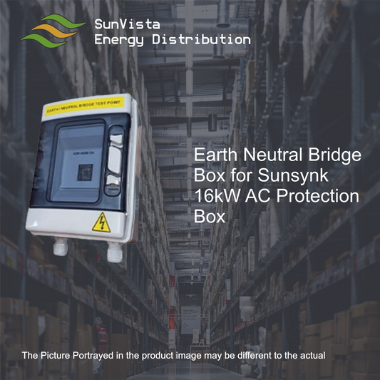 Earth Neutral Bridge Box for Sunsynk 16 AC Protection Box