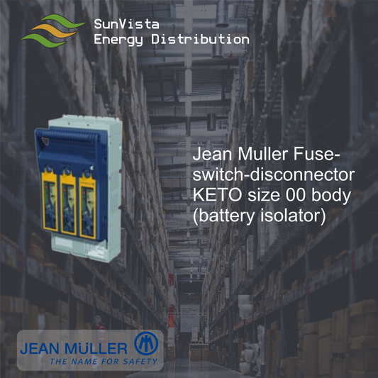 Jean Muller Fuse-switch-disconnector KETO size 00 body (battery isolator)