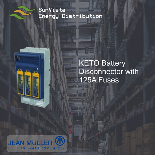 KETO Battery Disconnector with 125A Fuses