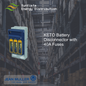 KETO Battery Disconnector with 40A Fuses